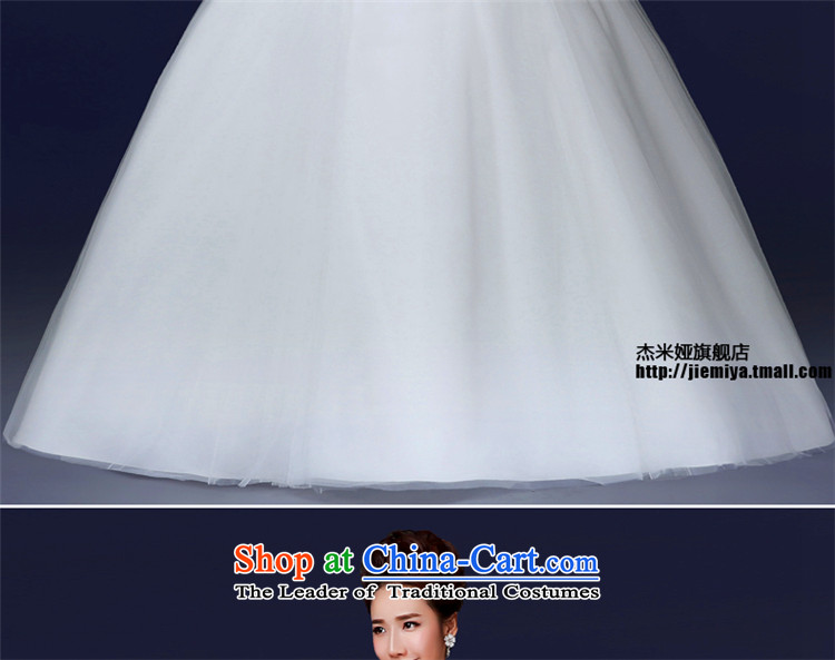 Jie mija new stylish shoulders 2014 V-Neck simple small trailing back diamond crowsfoot custom wedding female Korean brides version White XXL picture, prices, brand platters! The elections are supplied in the national character of distribution, so action, buy now enjoy more preferential! As soon as possible.