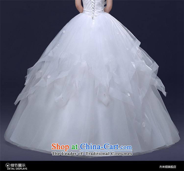 Jie mija tail wedding dresses new spring 2015 Korean brides to align the stylish single wiping the chest to shoulder straps for larger then your shoulders to L pictures, prices, brand platters! The elections are supplied in the national character of distribution, so action, buy now enjoy more preferential! As soon as possible.