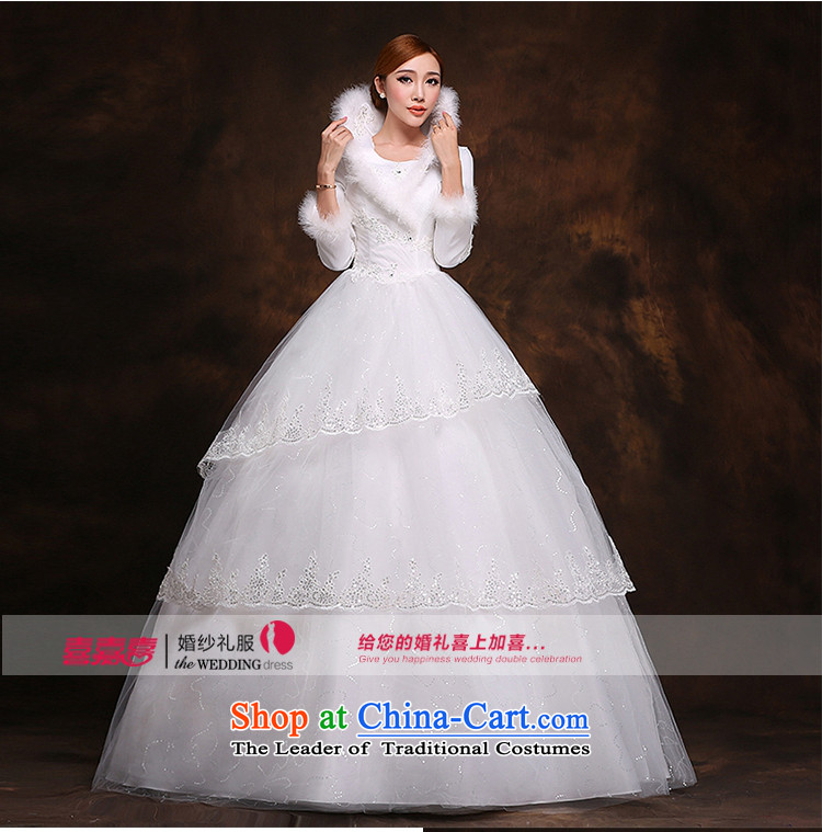 Hei Kaki 2014 winter wedding dresses New Sau San video thin marriages warm winter of gross for long-sleeved White XXL pictures, D005 price, brand platters! The elections are supplied in the national character of distribution, so action, buy now enjoy more preferential! As soon as possible.
