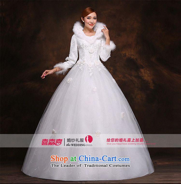 Hei Kaki 2014 new winter wedding to align the long-sleeved winter) Marriages video thin princess wedding dresses D007 White XXL picture, prices, brand platters! The elections are supplied in the national character of distribution, so action, buy now enjoy more preferential! As soon as possible.