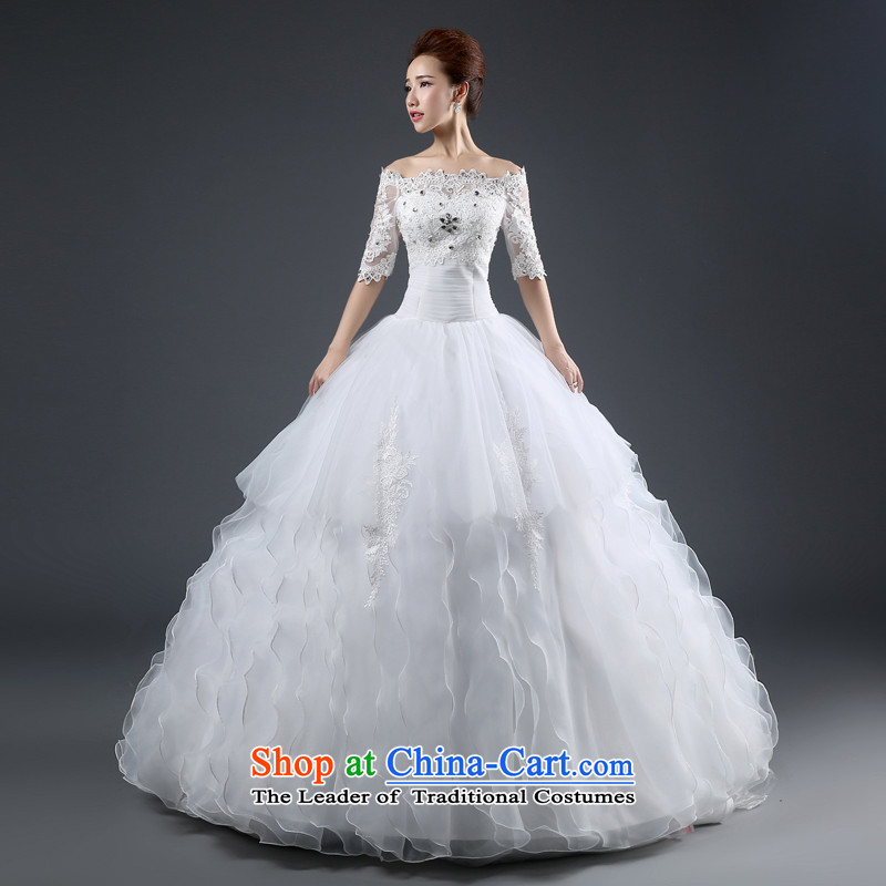 Jamie Osorin Tuyaa field shoulder wedding dresses new spring 2015 Korean fashion to align graphics thin large custom bride bon bon skirt XL, Cheng Kejie mia , , , shopping on the Internet