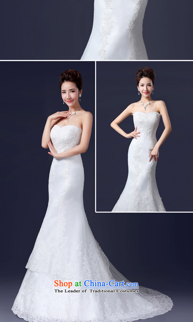 Jie mija crowsfoot wedding dresses new 2015 tail Korean fashion and chest bride lace big red code strap white winter 1m tail XS picture, prices, brand platters! The elections are supplied in the national character of distribution, so action, buy now enjoy more preferential! As soon as possible.