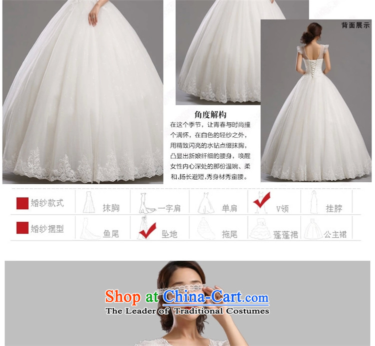 Jie mija wedding dresses 2014 new Korean marriages lace shoulders deep V-neck to align the large skirt bon bon straps M picture, prices, brand platters! The elections are supplied in the national character of distribution, so action, buy now enjoy more preferential! As soon as possible.