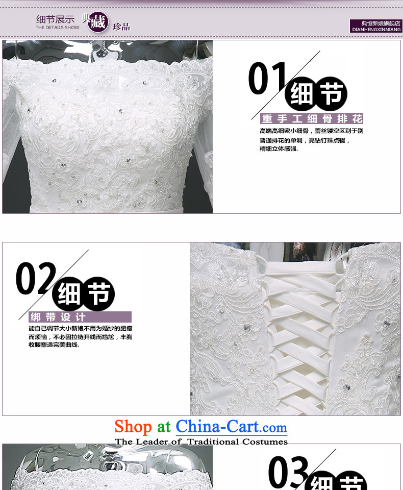 Noritsune bride 2014 tail wedding Korean version of the new video thin stylish wedding pregnant women married to tie wedding bride first field shoulder wedding can be made White XXL pictures wedding, prices, brand platters! The elections are supplied in the national character of distribution, so action, buy now enjoy more preferential! As soon as possible.