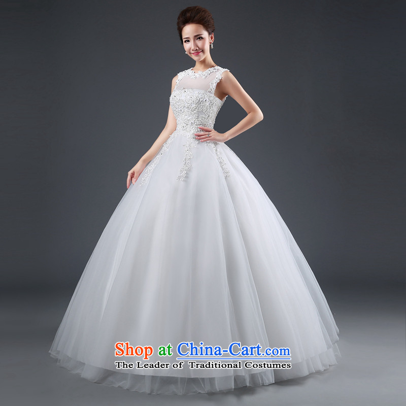 Jie Mija 2015 new wedding dresses Korean shoulders lace align to bind with the large number bon bon skirt marriages , L, Cheng Kejie mia , , , shopping on the Internet