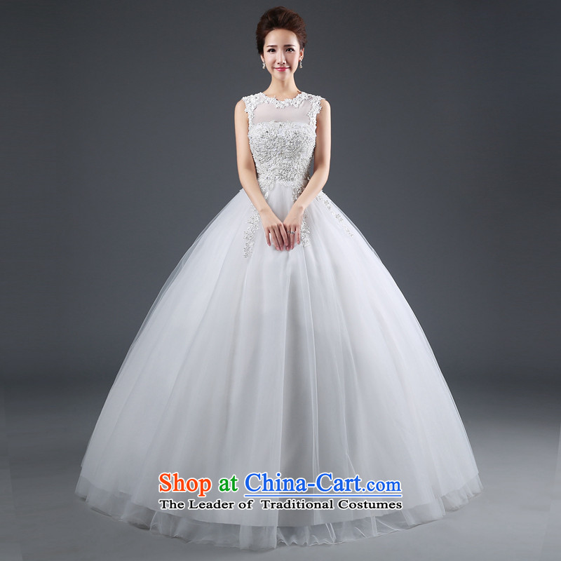 Jie Mija 2015 new wedding dresses Korean shoulders lace align to bind with the large number bon bon skirt marriages , L, Cheng Kejie mia , , , shopping on the Internet
