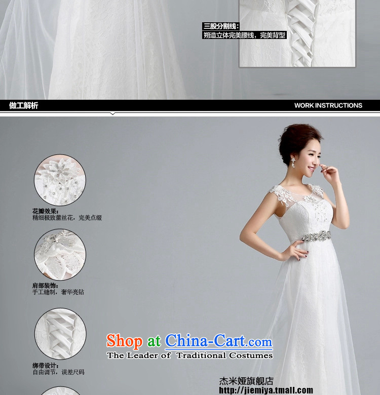 Jie mija wedding dresses new Word 2015 shoulders tail wedding Korean fashion straps for larger crowsfoot wedding S picture, prices, brand platters! The elections are supplied in the national character of distribution, so action, buy now enjoy more preferential! As soon as possible.