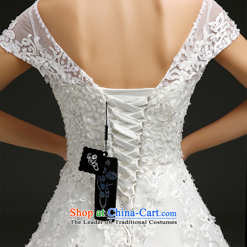 Noritsune bride 2014 new word shoulder stylish wedding shoulders straps lace wedding to align the wedding high-end custom wedding bought it just to 3 m and legal white S noritsune bride shopping on the Internet has been pressed.