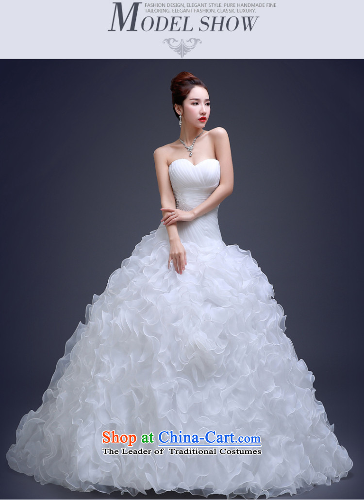 Beverly Ting wedding dresses new 2015 Long Tail and stylish chest-video thin princess bon bon skirt bride wedding Winter load white L picture, prices, brand platters! The elections are supplied in the national character of distribution, so action, buy now enjoy more preferential! As soon as possible.