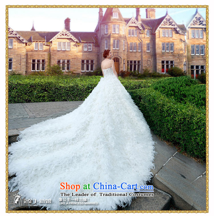 A Bride feather wedding wedding dresses 2015 New Winter Han version of large tail wedding dresses A968 S picture, prices, brand platters! The elections are supplied in the national character of distribution, so action, buy now enjoy more preferential! As soon as possible.