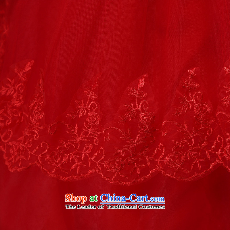 Embroidered is the  new Korean brides 2015 Edition Diamond Luxury depilation chest straps to align the elegant wedding red XL suzhou embroidery brides, shipment has been pressed shopping on the Internet