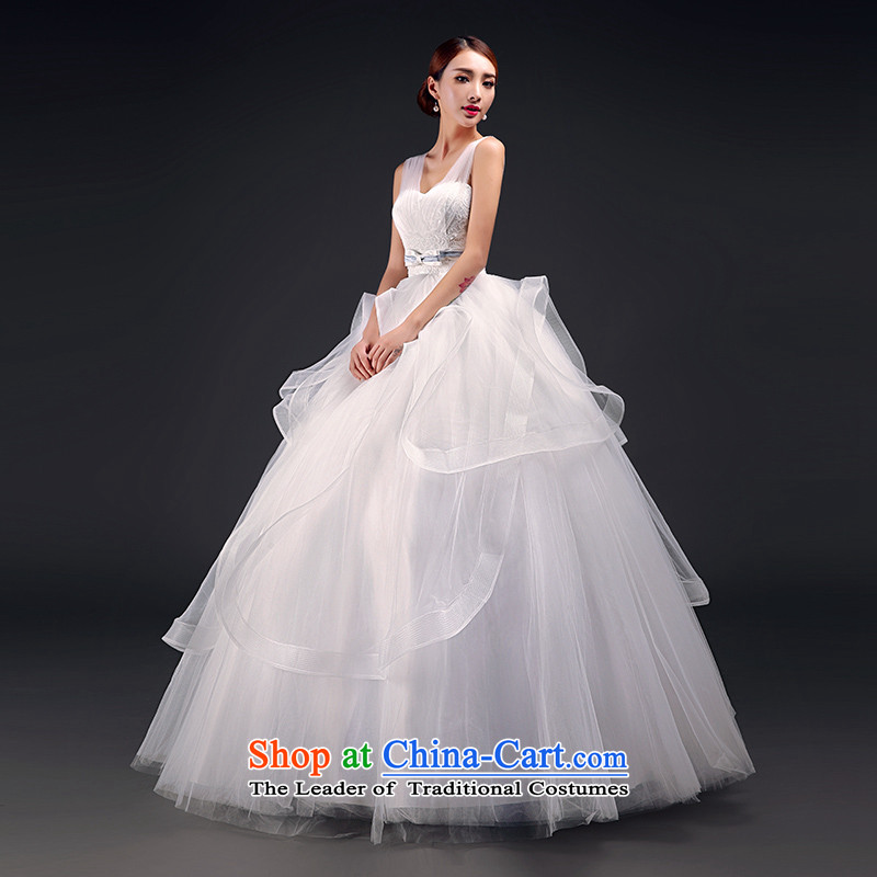 In accordance with the 2015 Jimmy Stéphane New Summer Wedding marriages wedding dresses wedding larger pregnant women Wedding Fashion Korean Sau San shoulder straps and chest wedding m White XL, Stéphane Yu to , , , shopping on the Internet
