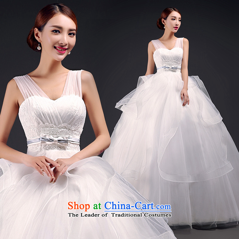 In accordance with the 2015 Jimmy Stéphane New Summer Wedding marriages wedding dresses wedding larger pregnant women Wedding Fashion Korean Sau San shoulder straps and chest wedding m White XL, Stéphane Yu to , , , shopping on the Internet