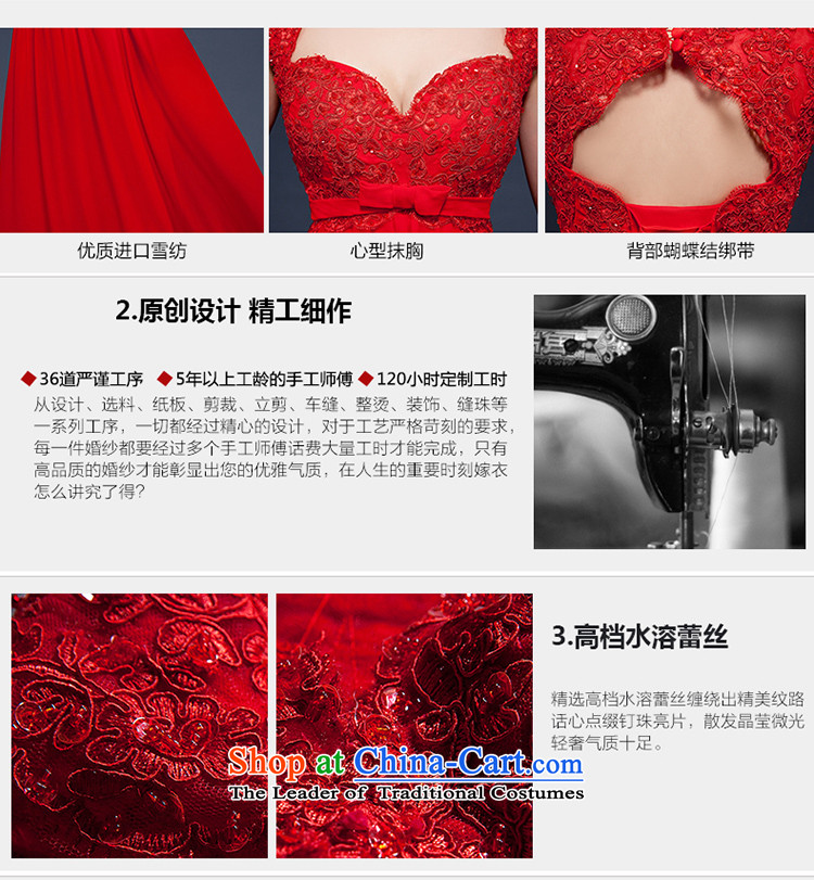 Red bows Service Bridal short of summer 2015, summer new long gown Korean high maternal large waist slotted shoulder Sau San evening dresses moderator female red L low prices and the Factory Outlets Picture, prices, brand platters! The elections are supplied in the national character of distribution, so action, buy now enjoy more preferential! As soon as possible.