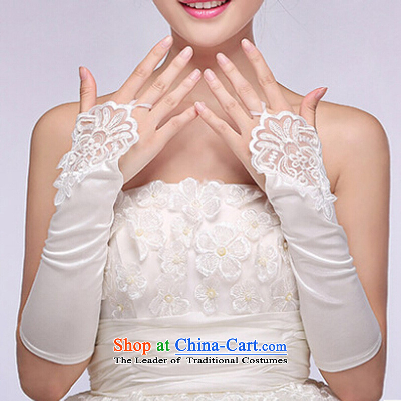 The Friends of the bride wedding dresses accessories lace no longer refers to the Korean version of the gloves and stylish white gloves, bridal Yi (LANYI) , , , shopping on the Internet