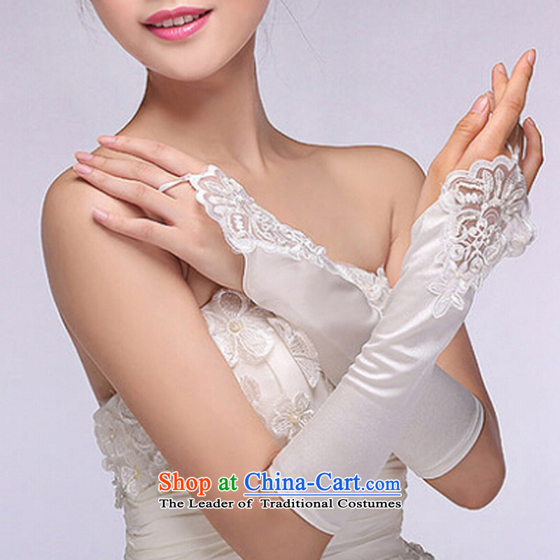 The Friends of the bride wedding dresses accessories lace no longer refers to the Korean version of the gloves and stylish white gloves, bridal Yi (LANYI) , , , shopping on the Internet