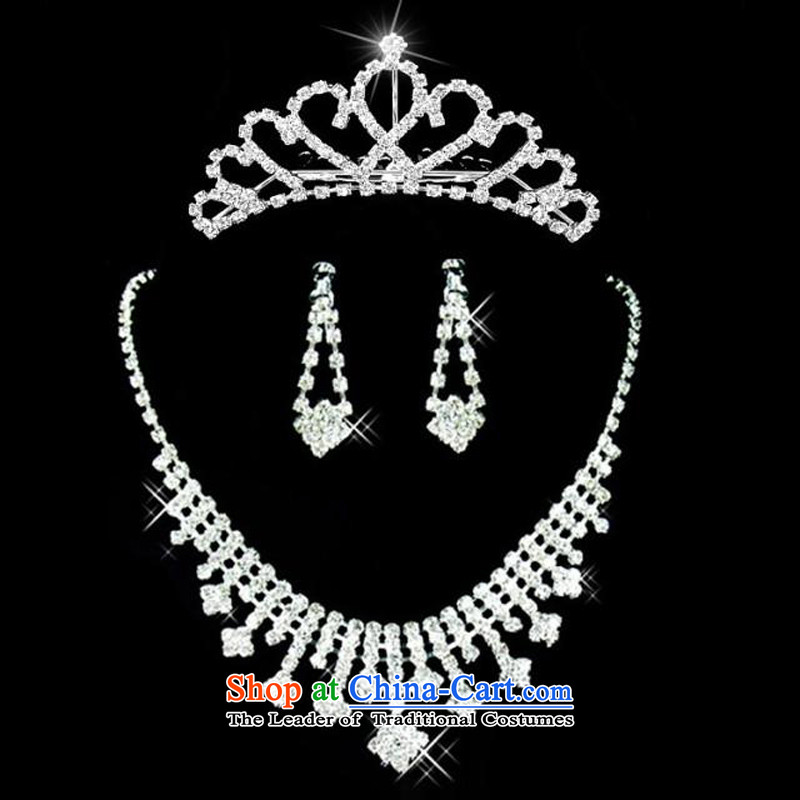 In 2015, Friends bride wedding dresses accessories bride crown necklace earrings three piece wedding dress accessories accessories kits, Yi (LANYI) , , , shopping on the Internet