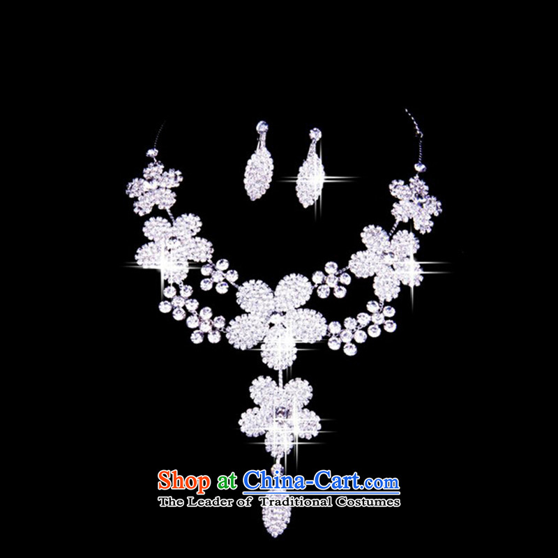 In 2015, Friends bride wedding dresses accessories bride crown necklace earrings three piece wedding dress accessories accessories kits, Yi (LANYI) , , , shopping on the Internet