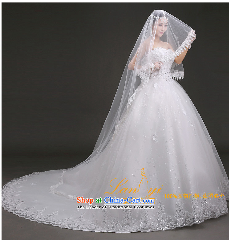 Friends of the 2015 Winter Olympics, the new bride wedding Korean anointed chest diamond jewelry large tail bon bon skirt wedding to align graphics thin wedding dresses to align L code waist 2.1 foot picture, prices, brand platters! The elections are supplied in the national character of distribution, so action, buy now enjoy more preferential! As soon as possible.