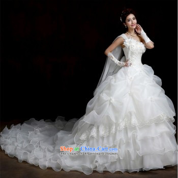 The new 2014 Winter) red cotton wedding word winter your shoulders to long-sleeved wedding dresses Korean wedding lace L package returning picture, prices, brand platters! The elections are supplied in the national character of distribution, so action, buy now enjoy more preferential! As soon as possible.