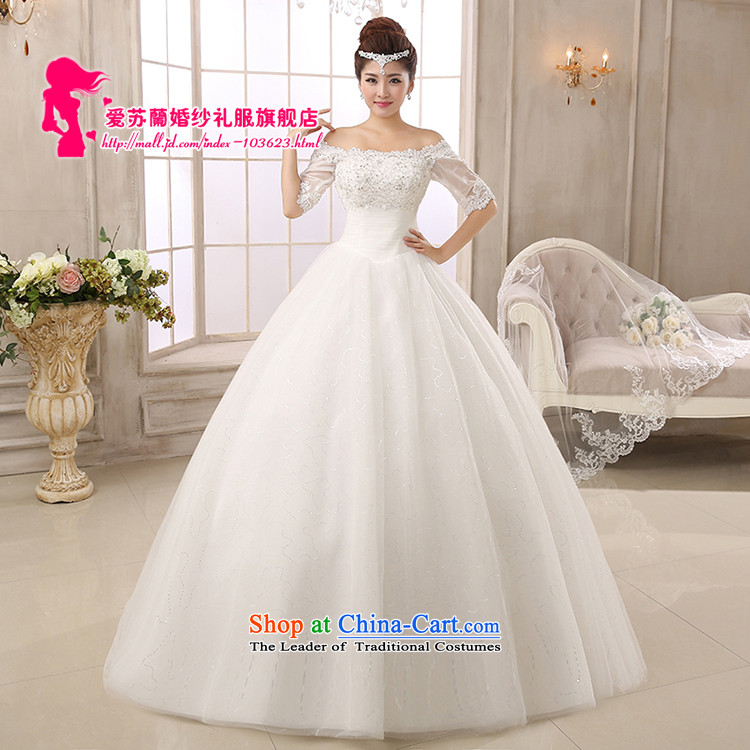 The bride wedding dresses new Word 2015 shoulder water drilling wedding lace princess in Korean to align the Cuff strap white M picture, prices, brand platters! The elections are supplied in the national character of distribution, so action, buy now enjoy more preferential! As soon as possible.