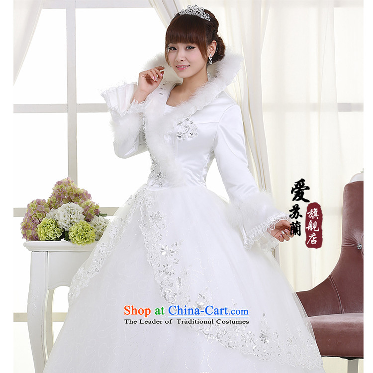 Winter clothing bride wedding wedding dresses marriage wedding new wedding Warm White XXL wedding pictures, prices, brand platters! The elections are supplied in the national character of distribution, so action, buy now enjoy more preferential! As soon as possible.