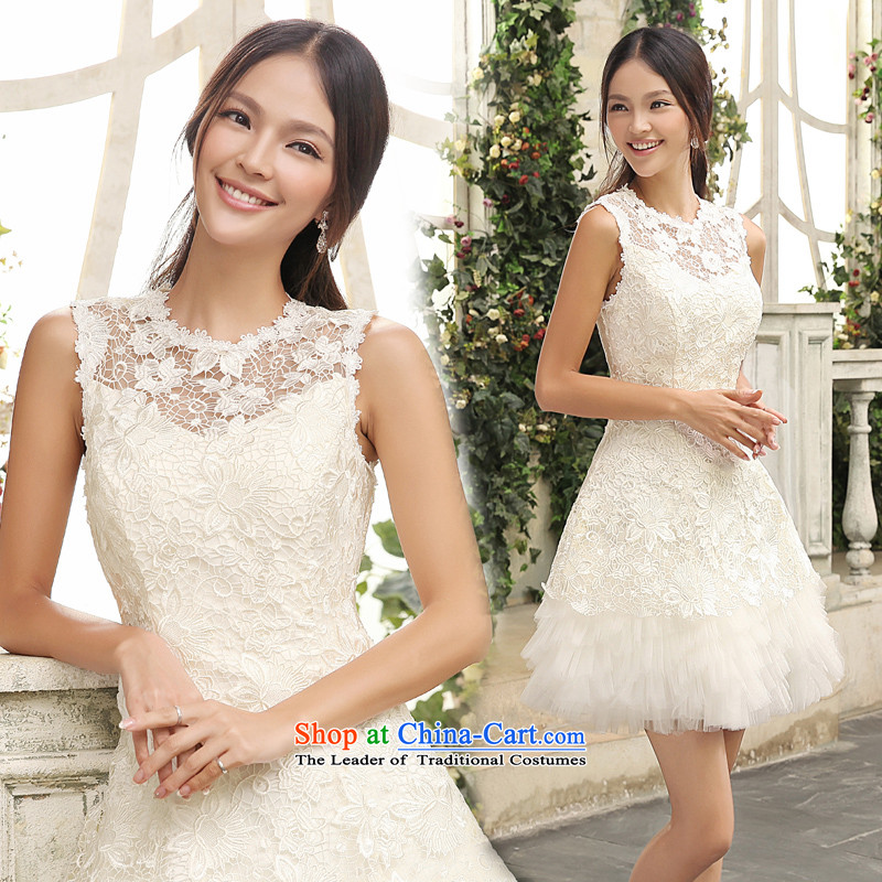 Evening dress short summer 2015) new bridesmaid services spring dresses bridal dresses, bows to small countries such as sisters Ms. moderator will betrothal birthday Services White M, Stéphane Yu to , , , shopping on the Internet