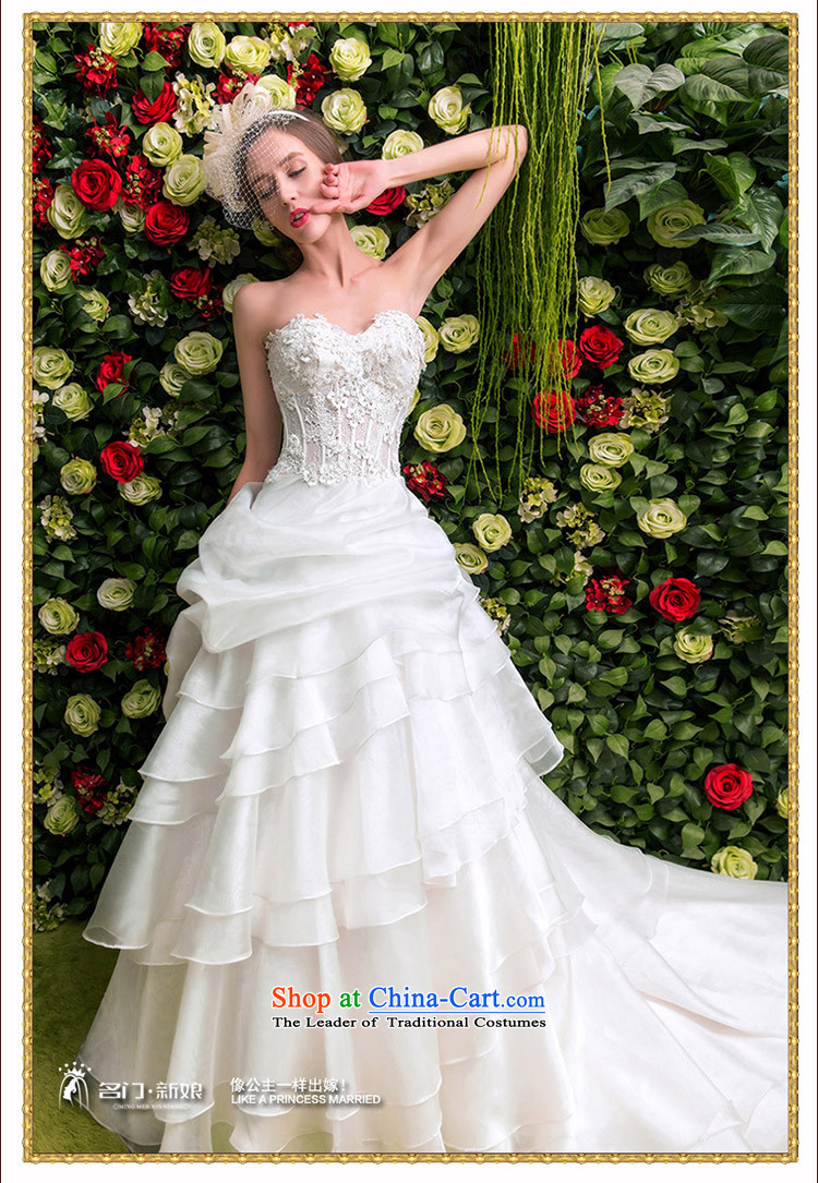 A Bride wedding dresses lily silk Princess Original Design 2015 new large tail Wedding 2518 White L picture, prices, brand platters! The elections are supplied in the national character of distribution, so action, buy now enjoy more preferential! As soon as possible.
