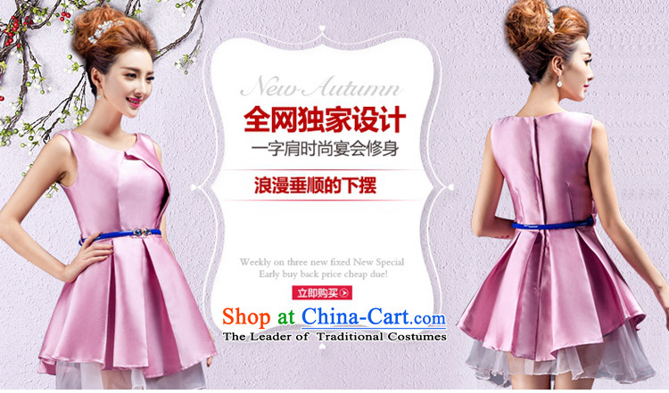 Stéphane dress according to Yu banquet new 2015 annual meeting of the persons chairing the dress short of Ms. bride bows services bridesmaid dress a field shoulder dresses toner purple S picture, prices, brand platters! The elections are supplied in the national character of distribution, so action, buy now enjoy more preferential! As soon as possible.