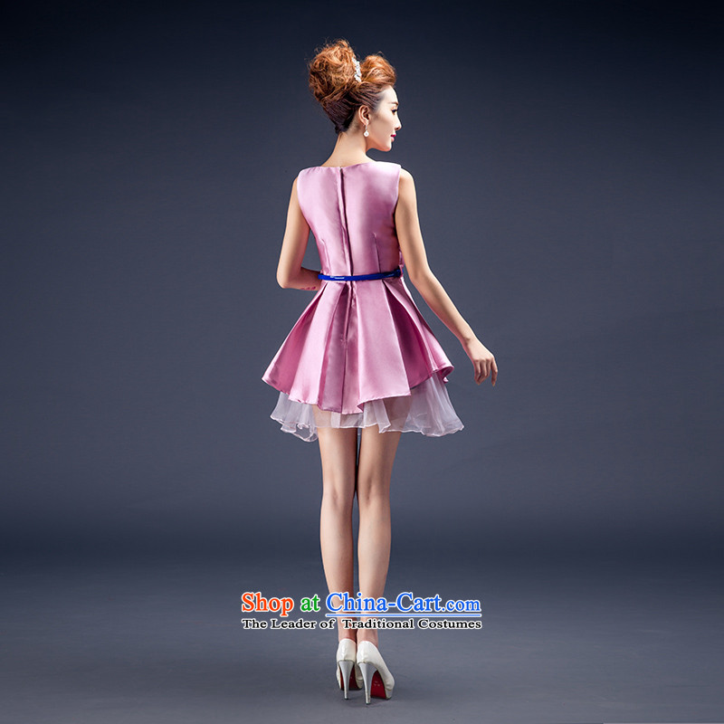 Stéphane dress according to Yu banquet new 2015 annual meeting of the persons chairing the dress short of Ms. bride bows services bridesmaid dress a field shoulder dresses toner purple S, Stéphane Yu to , , , shopping on the Internet