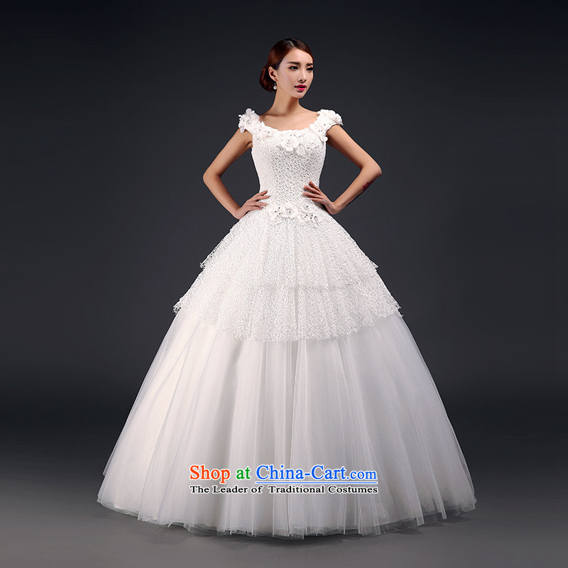 Stéphane Yu to wedding dresses new 2015 Spring/Summer shoulders to align the wedding fashion the word   lace shoulder marriages wedding hotel wedding m White XL, Stéphane Yu to , , , shopping on the Internet