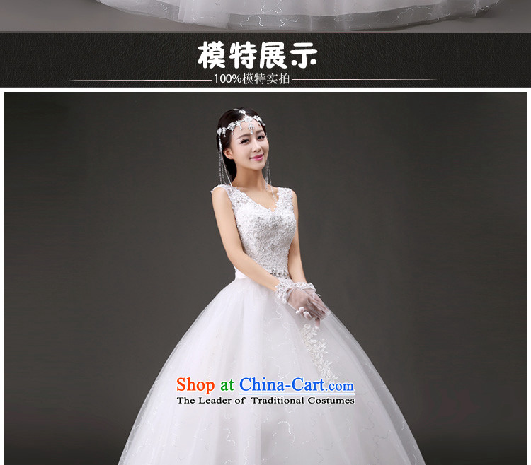 In 2015, the new bride friends winter wedding dress Korean version thin shoulders V-Neck Wedding Fashion lace align to wedding quality assurance XXL code waist 2.4 feet picture, prices, brand platters! The elections are supplied in the national character of distribution, so action, buy now enjoy more preferential! As soon as possible.