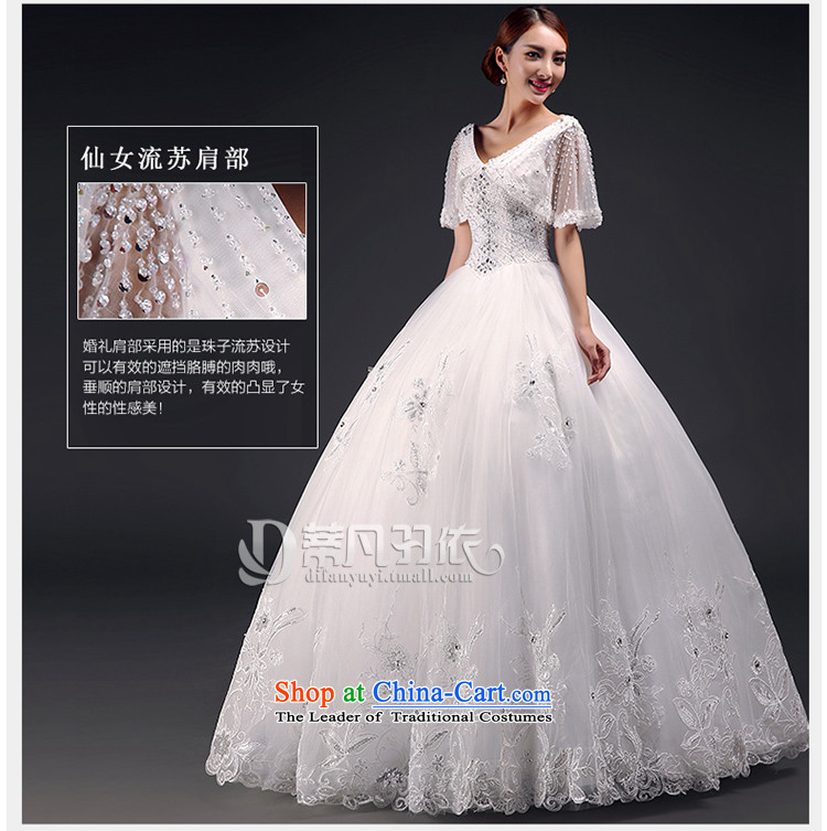 In accordance with the 2015 Jimmy Stéphane winter new alignment to wedding dresses Korean water drilling V-Neck package shoulder lace bride wedding m White M picture, prices, brand platters! The elections are supplied in the national character of distribution, so action, buy now enjoy more preferential! As soon as possible.