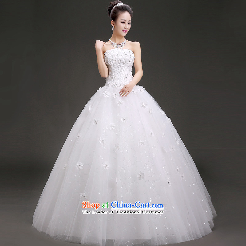 In 2015 the new winter friends stylish anointed Chest Flower wedding dresses, Korean winter Sau San video thin winter wedding dresses have no reason to return code S waistline 1.9 feet of friends (LANYI) , , , shopping on the Internet