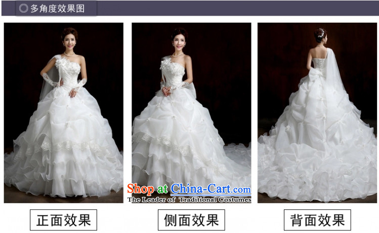 Yong-yeon and 2015 autumn and winter new stylish wedding dresses Korean style to align the shoulder larger Fat MM video thin tail wedding to align the white winter S picture, prices, brand platters! The elections are supplied in the national character of distribution, so action, buy now enjoy more preferential! As soon as possible.
