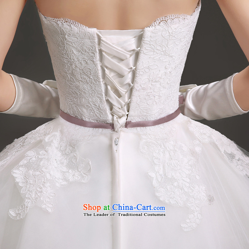 In 2015, the new bride friends wedding Korean anointed chest video thin wedding spring straps to align the marriage wedding dresses quality assurance XXL waist size, Yi 2.3 (LANYI) , , , shopping on the Internet