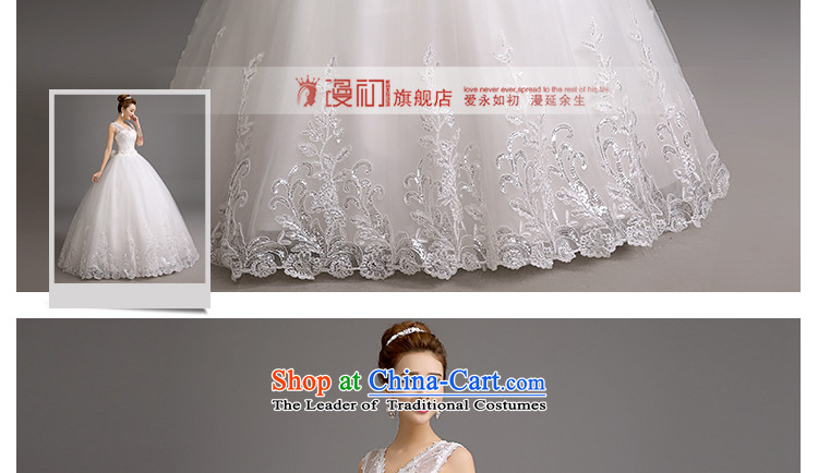 In the early 2015 new man wedding dresses Korean shoulders V-Neck Wedding On-chip video thin snap to bon bon skirt wedding white L code picture, prices, brand platters! The elections are supplied in the national character of distribution, so action, buy now enjoy more preferential! As soon as possible.