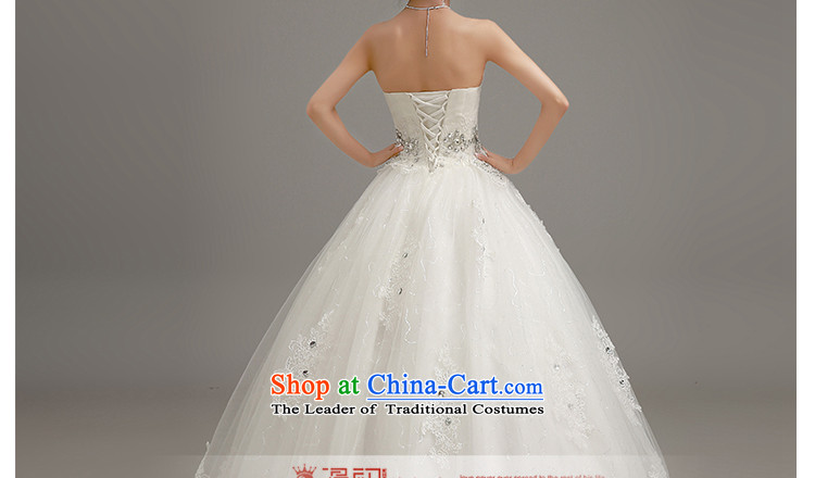 In the early 2015 new man wedding dresses Korean anointed chest lace diamond wedding video thin snap to bon bon wedding dress code pictures, White XL price, brand platters! The elections are supplied in the national character of distribution, so action, buy now enjoy more preferential! As soon as possible.