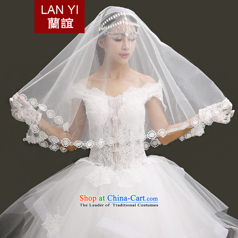 In 2015 the new bride friends wedding dresses accessories 1.5 m Korean lace and legal bride wedding accessories and legal wedding photo building supplies Quality Assurance