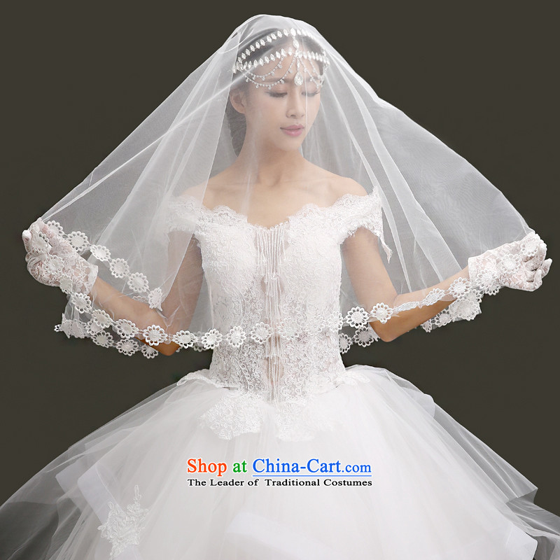 In 2015 the new bride friends wedding dresses accessories 1.5 m Korean lace and legal bride wedding accessories and legal wedding photo building supplies quality assurance, Yi (LANYI) , , , shopping on the Internet