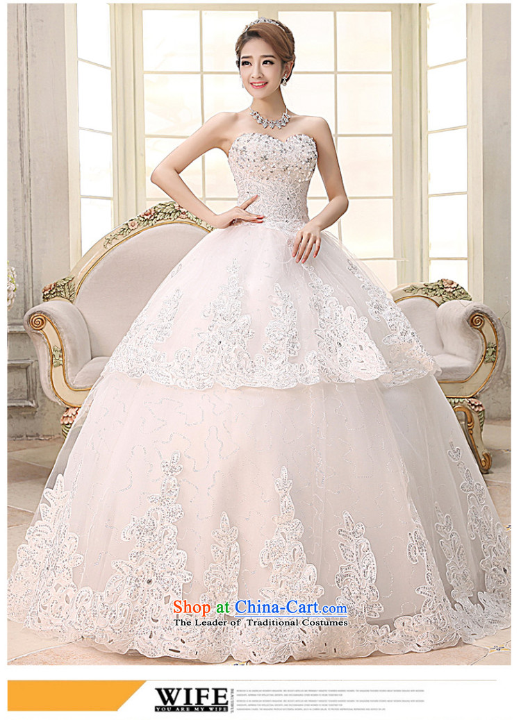 The knot true love wedding dress 2015 new Korean anointed chest diamond marriages to align the tail bon bon skirt straps large white streaks in winter) 2 M XL Photo, prices, brand platters! The elections are supplied in the national character of distribution, so action, buy now enjoy more preferential! As soon as possible.