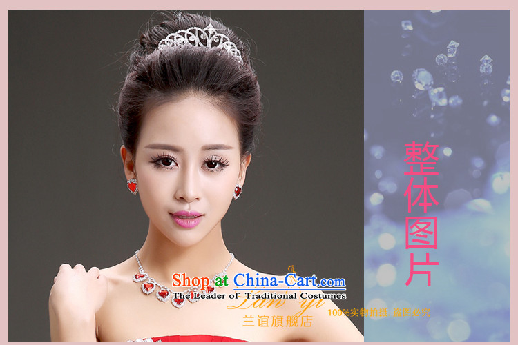 The Friends of the bride wedding dresses accessories Korean version of crown necklace earrings jewelry Korean-style water drilling was adorned with three sets of picture, prices, brand platters! The elections are supplied in the national character of distribution, so action, buy now enjoy more preferential! As soon as possible.