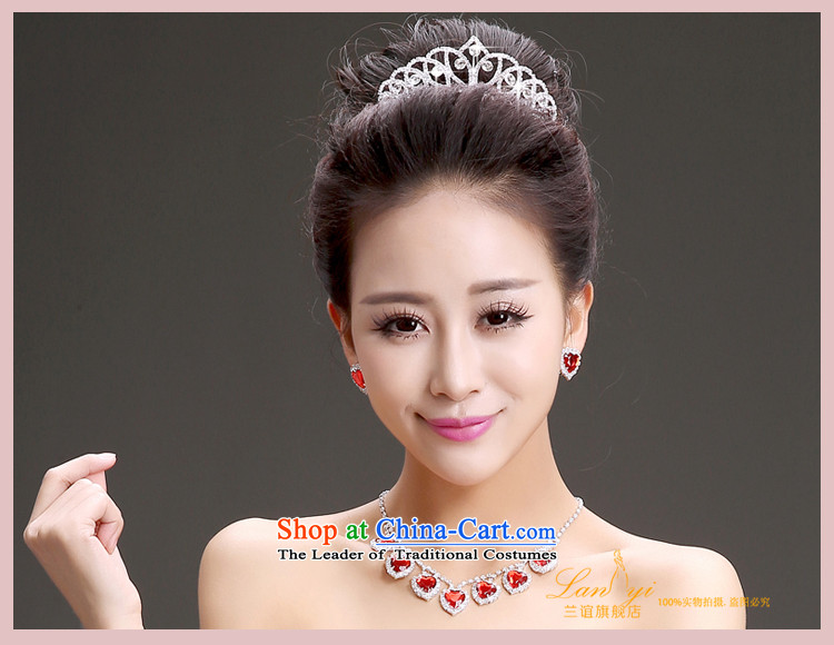 The Friends of the bride wedding dresses accessories Korean version of crown necklace earrings jewelry Korean-style water drilling was adorned with three sets of picture, prices, brand platters! The elections are supplied in the national character of distribution, so action, buy now enjoy more preferential! As soon as possible.