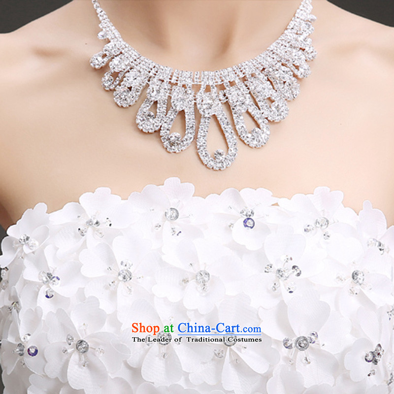 The Friends of the bride wedding dresses accessories bridal headdress crown necklace earrings three piece Korean water drilling jewelry necklace with earrings bride, Yi (LANYI) , , , shopping on the Internet