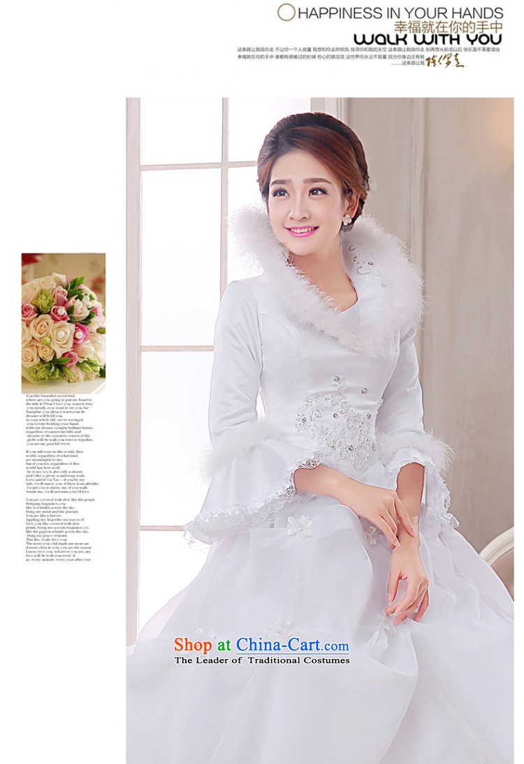 The knot true love red wedding dresses 2015 new winter Korean long-sleeved shoulders bride stylish wedding plus gross to align the wedding White + 3-piece set L photo, prices, brand platters! The elections are supplied in the national character of distribution, so action, buy now enjoy more preferential! As soon as possible.