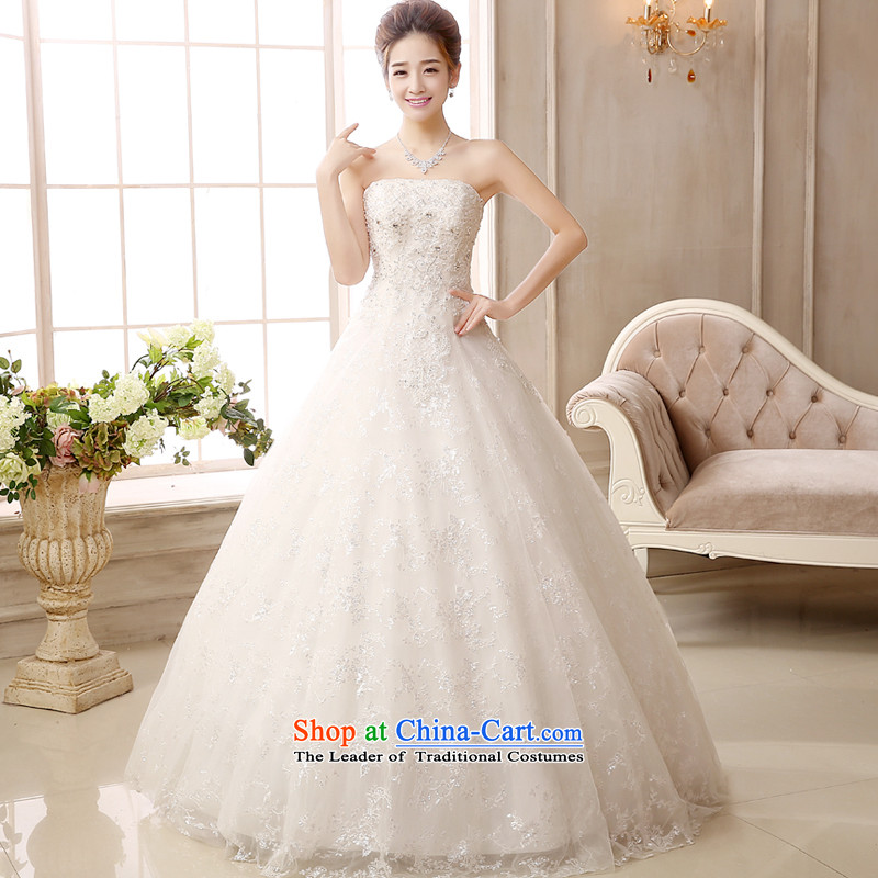 The knot true love wedding dresses Spring/Summer 2015 new stylish bride anointed chest lace to align the large graphics thin white Korean style package white D M, Mail Chengjia True Love , , , shopping on the Internet