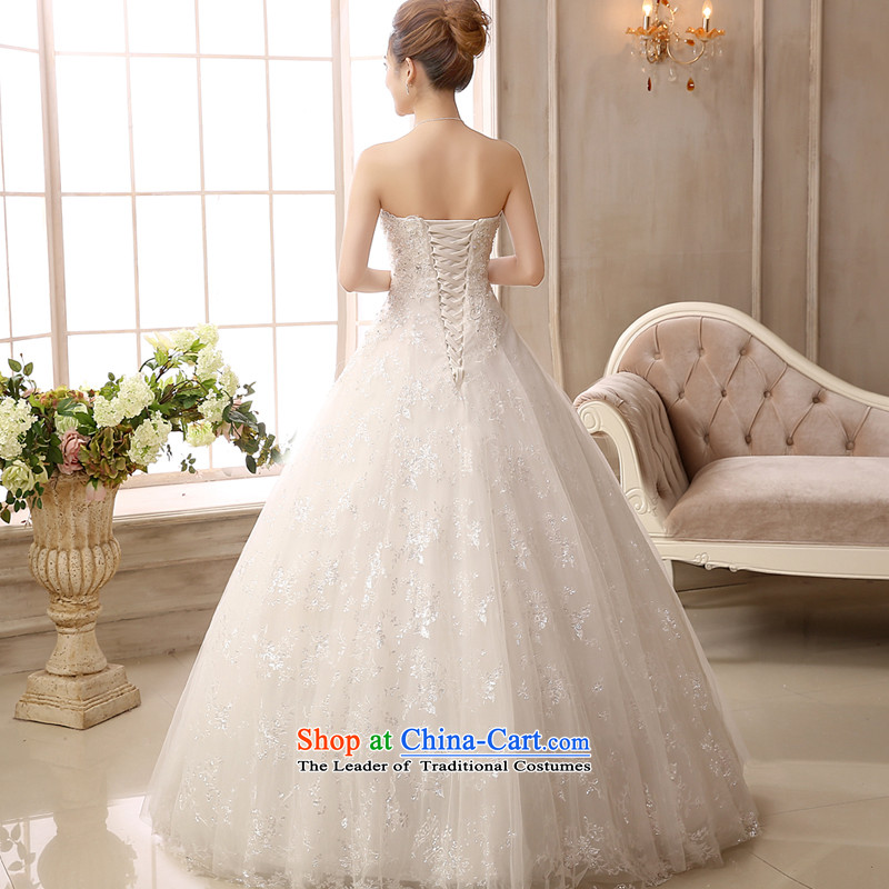 The knot true love wedding dresses Spring/Summer 2015 new stylish bride anointed chest lace to align the large graphics thin white Korean style package white D M, Mail Chengjia True Love , , , shopping on the Internet
