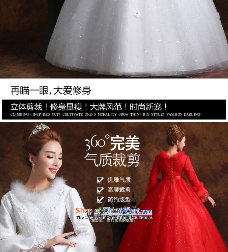 The knot true love pregnant women, Bridal Suite 2015 winter new shoulders red white long-sleeved top loin of marriages with large white girl pictures, Choo price, brand platters! The elections are supplied in the national character of distribution, so action, buy now enjoy more preferential! As soon as possible.