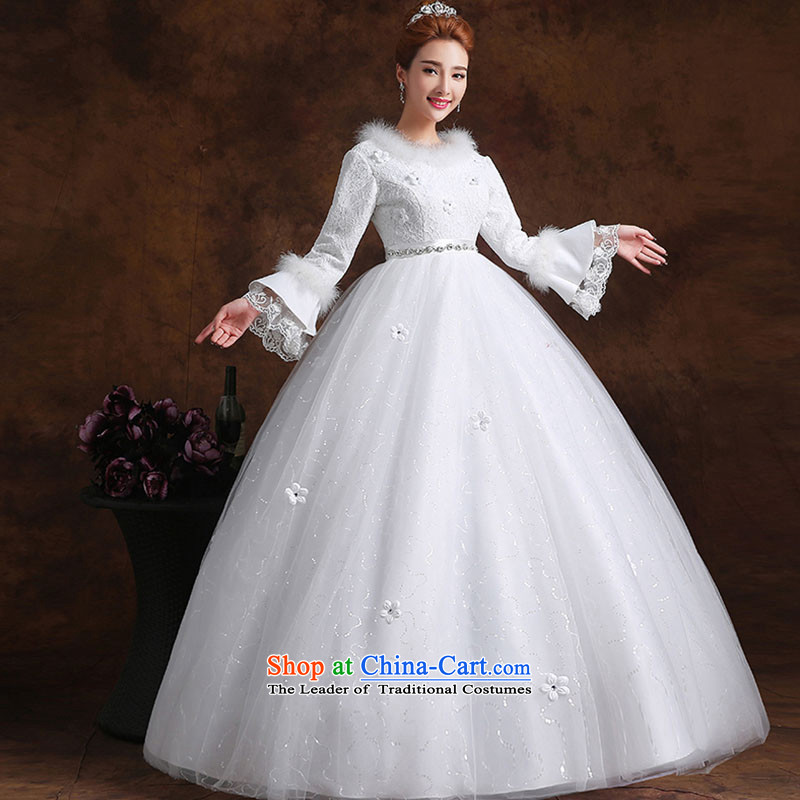 The knot true love pregnant women, Bridal Suite 2015 winter new shoulders red white long-sleeved top loin of marriages with large numbers of female white, Chengjia Autumn Love , , , shopping on the Internet