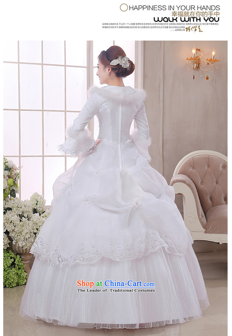 The knot True Love 2015 new winter) wedding dresses thick long-sleeved large video white clip cotton long-sleeved thin winter wedding thick white wedding + 3-piece set M pictures, prices, brand platters! The elections are supplied in the national character of distribution, so action, buy now enjoy more preferential! As soon as possible.